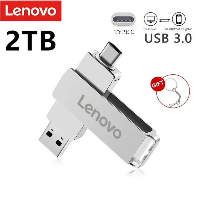 

Lenovo Mini Usb 3,0 флеш-накопитель, 1 ТБ, 512 ГБ
