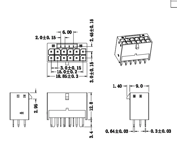 4Pin Conector Soquete para 3090Ti RTX 4080 4090 Series placa gráfica