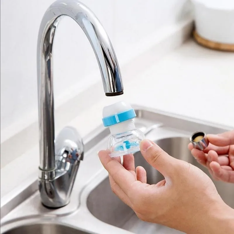 1Pcs Tap Water Household Medical Stone Faucet Tap Water Clean Purifier Filter 4