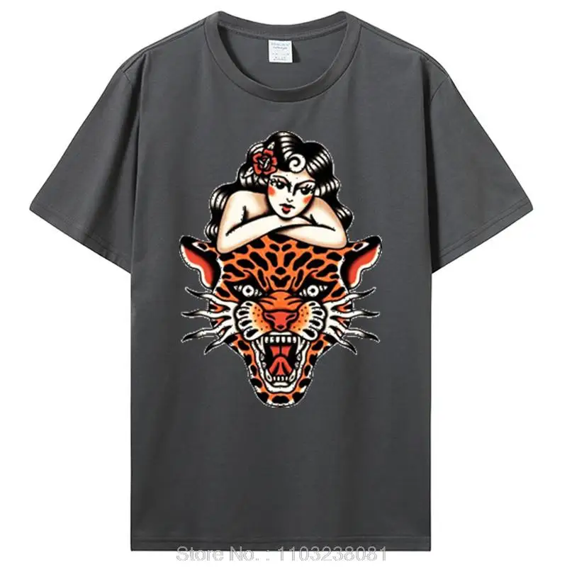 Verkauf Männer T Shirt Mode T-shirt Sommer Baumwolle Tops Pin Up Girl Hot Rod Rockabilly Tattoo Musik Garage Oldschool V8 USA_voghion.com