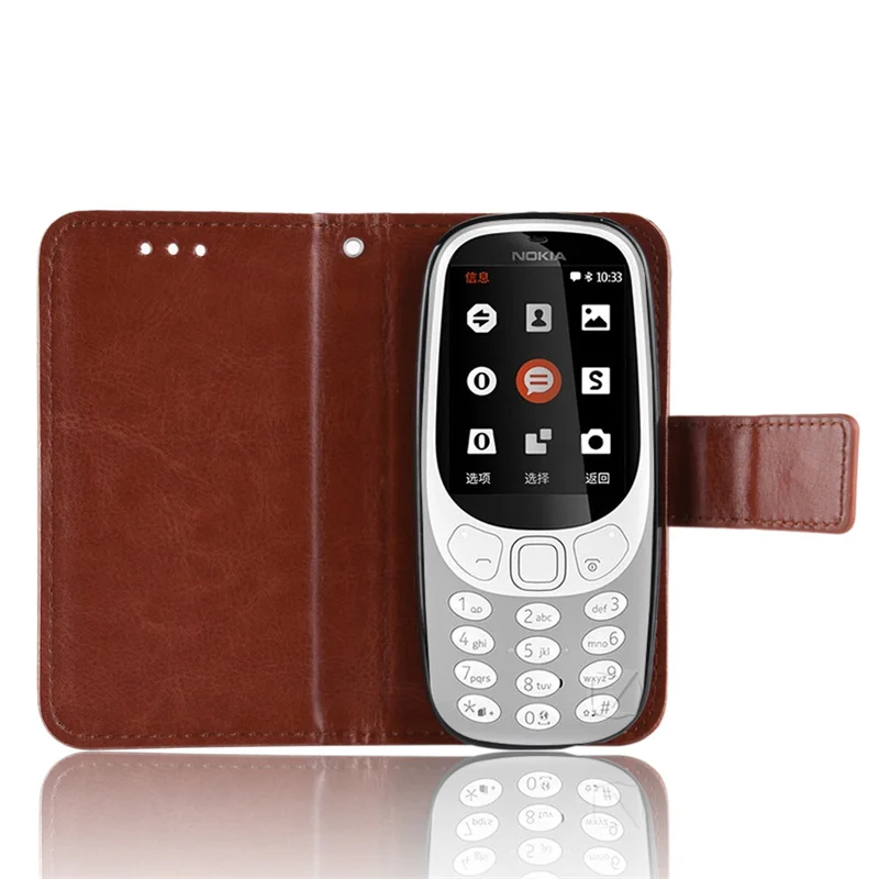 Luxury Crazy Horse Leather Phone Case Skin, PU Material