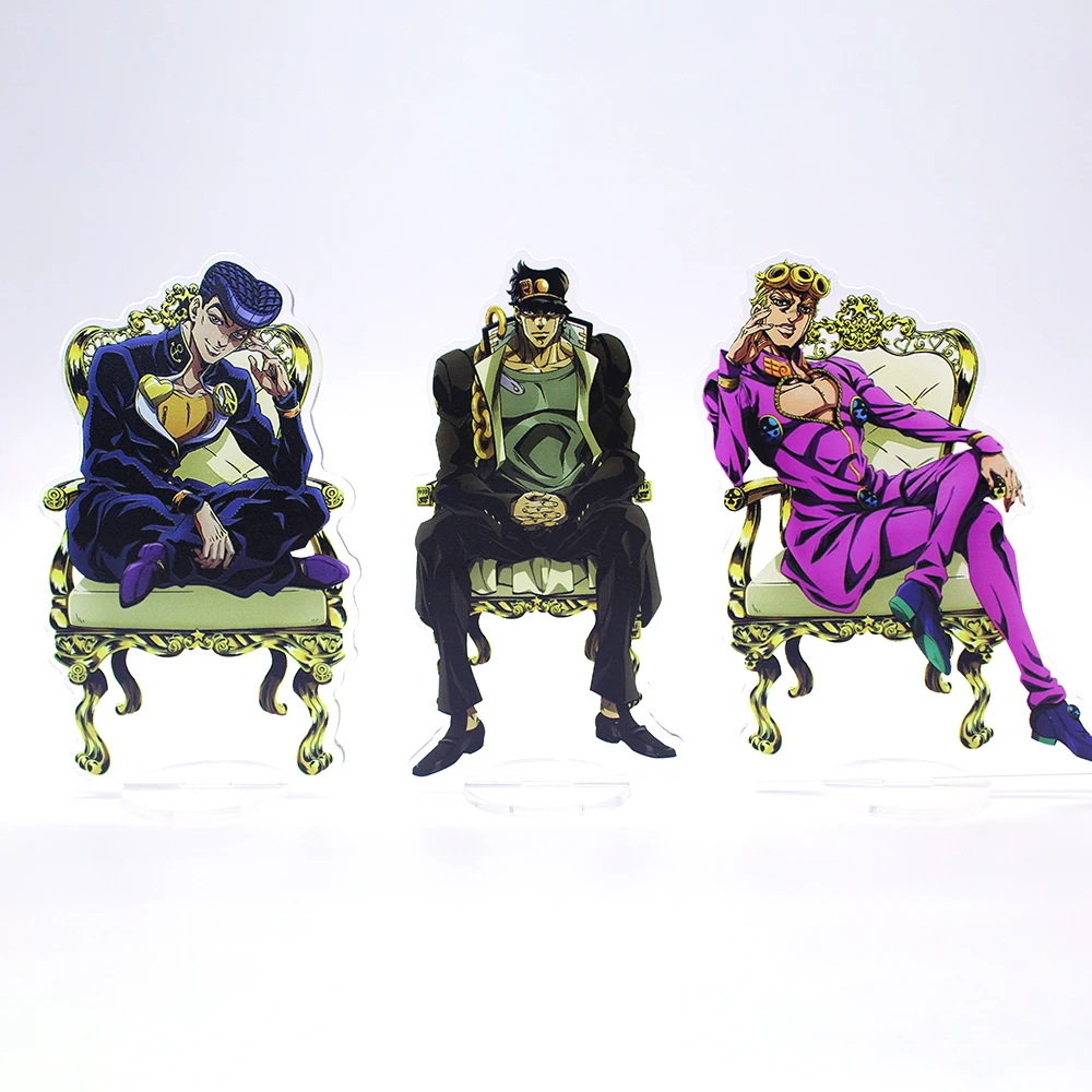 JOJO JoJo's Bizarre Adventure Golden Wind Giovanna Bucciarati Mista  Narancia Diavolo GM acrylic stand figure model topper anime - AliExpress