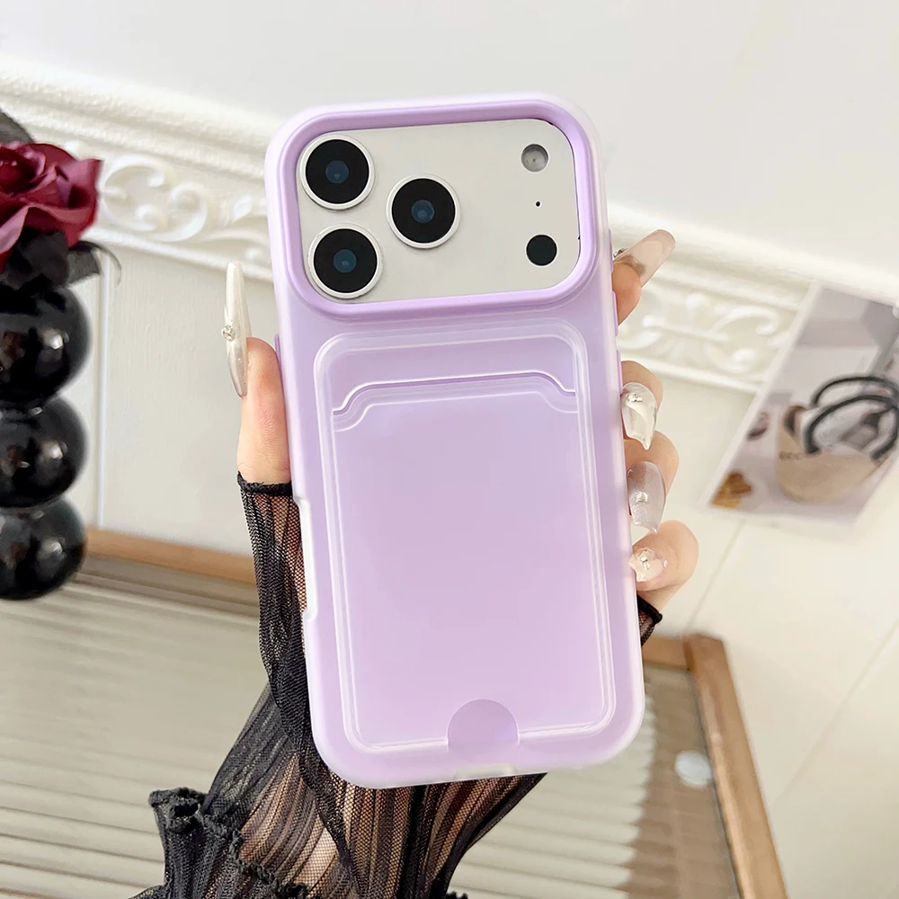 Premium Smartphone Case with Card Slot Holder and Cash Pocket - Soft Microfiber Lining, Durable TPU Cover