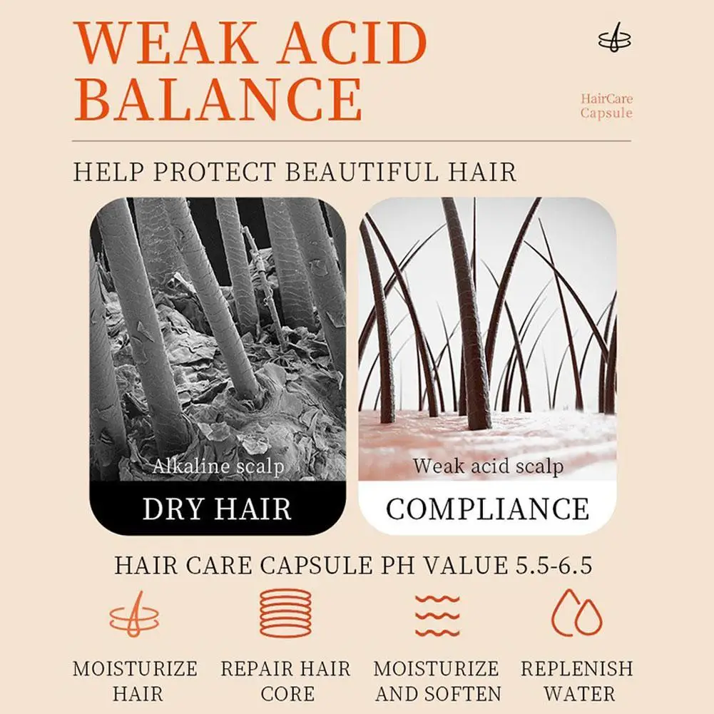 Argan Oil Hair Care Capsules Lock Im Moisture Serum For Damaged Frizzy Hair Hydrating Frizz Ease Silky Shiny Essence 30pcs hair vitamin capsule hair treatment oil hair treatment