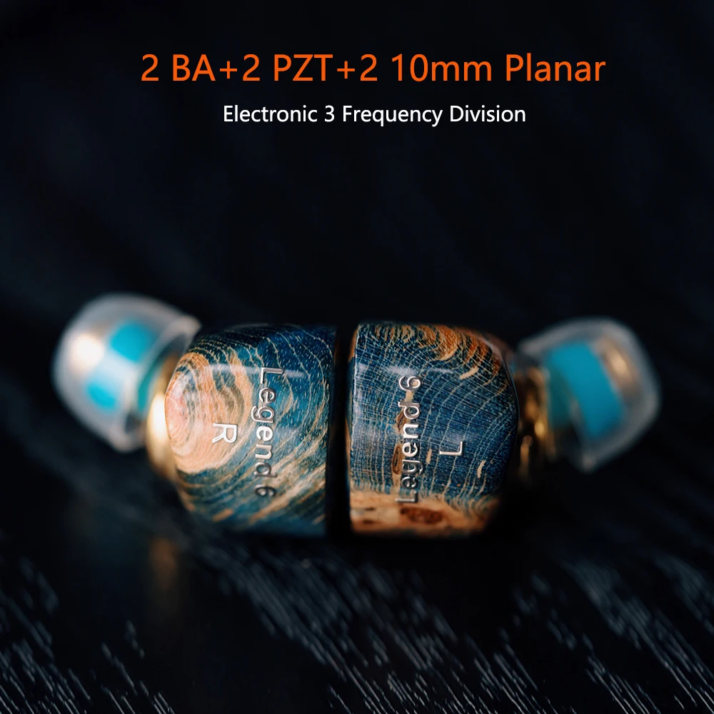 GEEKFLY Legend 6 2*BA+2*PZT+2*10mm Planar HIFI TWS Bone Conduction Wood Bluetooth Wireless Gaming Earphone with Audio DAC AMP wireless earphones,bluetooth earphones,wireless bluetooth earphones,bluetooth headphones,wireless bluetooth headphones,wireless headset
