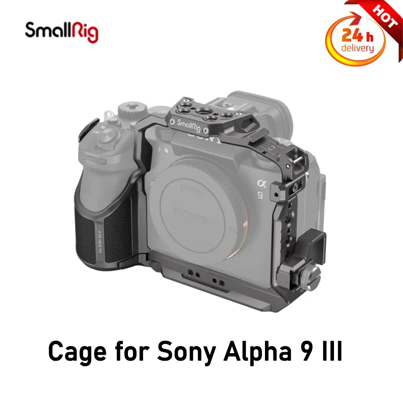 

Клетка SmallRig для Sony Alpha 9 III 4533 обеспечивает защиту и расширение камеры с аксессуарами. Для микрофона