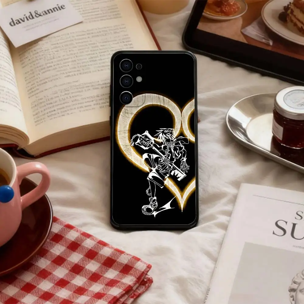 Kingdom Hearts Themed Soft Black Phone Case