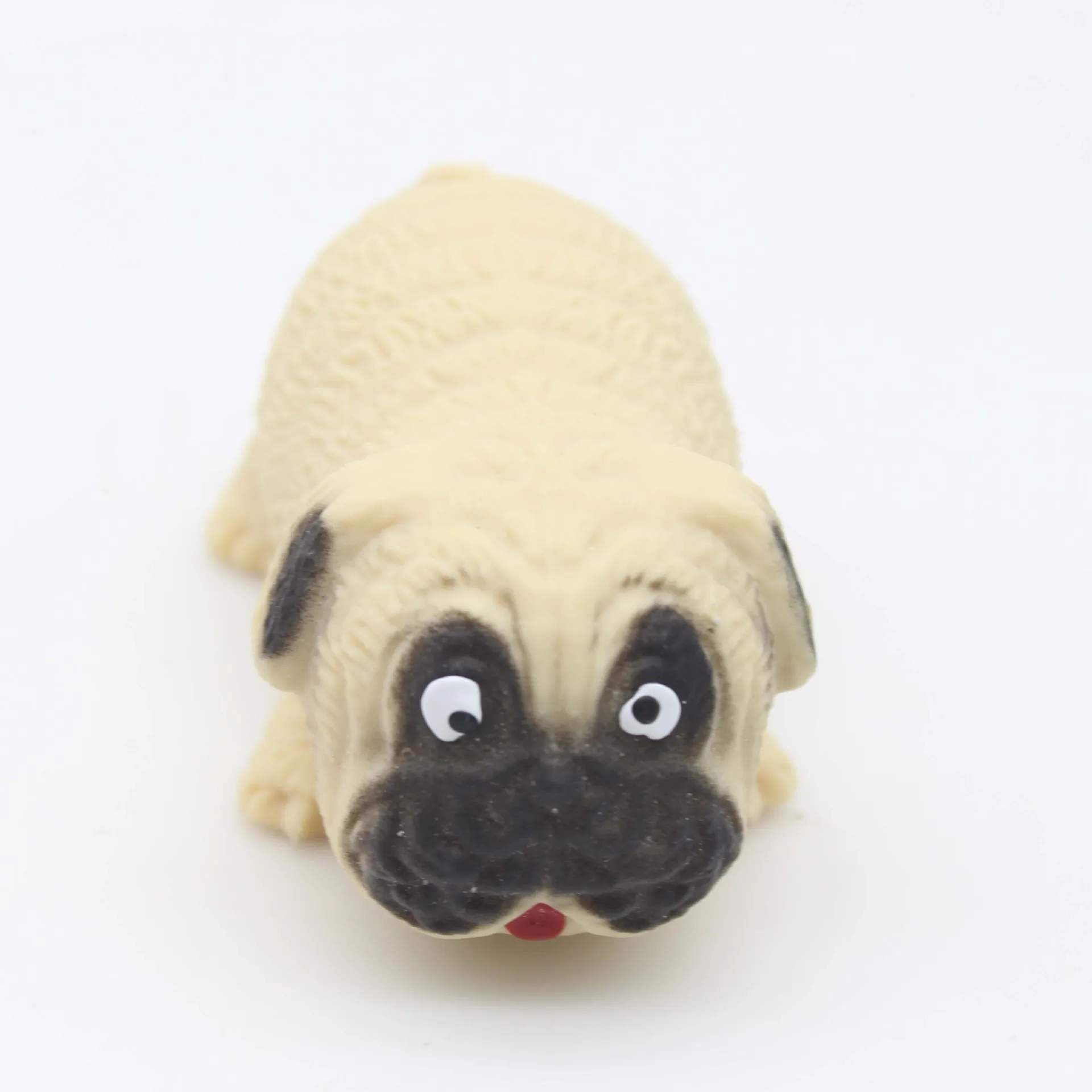 Anti-Stress Speelgoed Pug Hond Squeeze Fidget Speelgoed Tpr Squishy Grappige Stress Verlichting Voor Kinderen Volwassenen Cadeau Prop 1Pcs J166