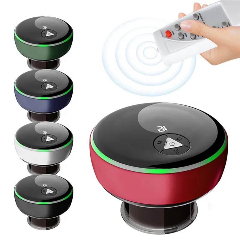 Home Smart Cupping Machine Cupping Electric Control Remote Massager Rechargeable Therapy Vacuum Heated Cupping Massager Device 1 set video player practical infrared remote control global languages office device set top box smart tv box