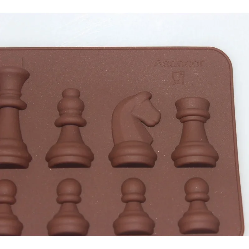 DIY Cake Mold Chess Shaped Chocolate Molds Ice Cube Mould Baking Mould Silicone Mold Cake Decorating Tools Kitchen Accessories