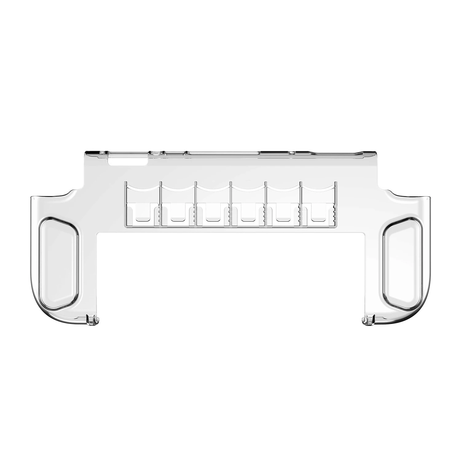 Uchwyt na konsolę z 5 miejscami na karty kompatybilny z Nintendo Switch 2, kryształowa obudowa, ergonomiczny uchwyt, twarda obudowa dla Nintendo Switch 2