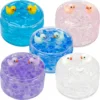 120ml Clear Beads Crunchy Slime Kit Duck Super Soft Stretchy & Non-Sticky Crystal Sludge Party Favors Slime for Birthday Gifts 2