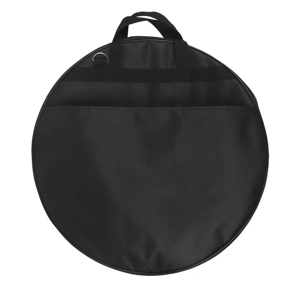 Cymbal Bag 21 Inch Backpack Cymbal Three Pockets Storage Bag for 8-20 Inch and Drum Sticks Percussion Instrument Parts