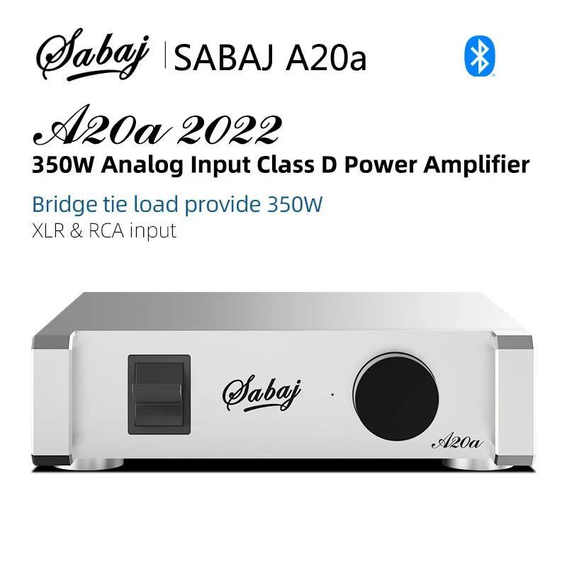 2022 SABAJ A20a 350W Class D BTL Power Amplifier Analog Input MA5332M