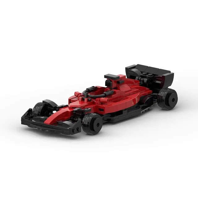 MOC Technical MOC-176586 F1 SF-24 Team Stake Formula 1 Race Car Model Buiding Kit Creators Block Bricks Kids Toys Birthday Gifts 1