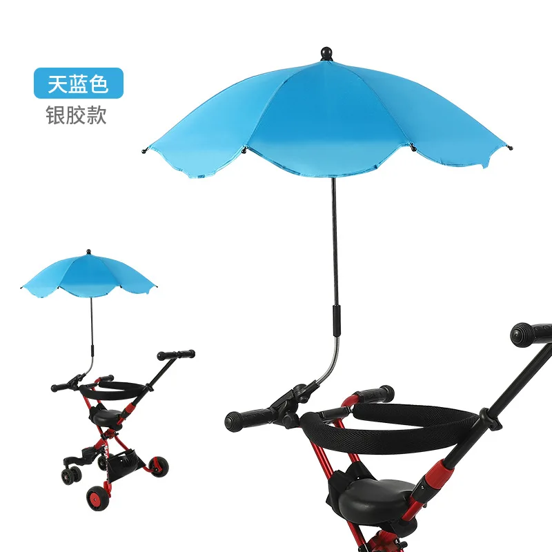 baby girl stroller accessories UV Protection Sunscree Rainproof Baby Umbrella Infant Stroller Cover Can Bent Freely Does Not Rust Universal Stroller Accessorie baby stroller accessories on sale Baby Strollers