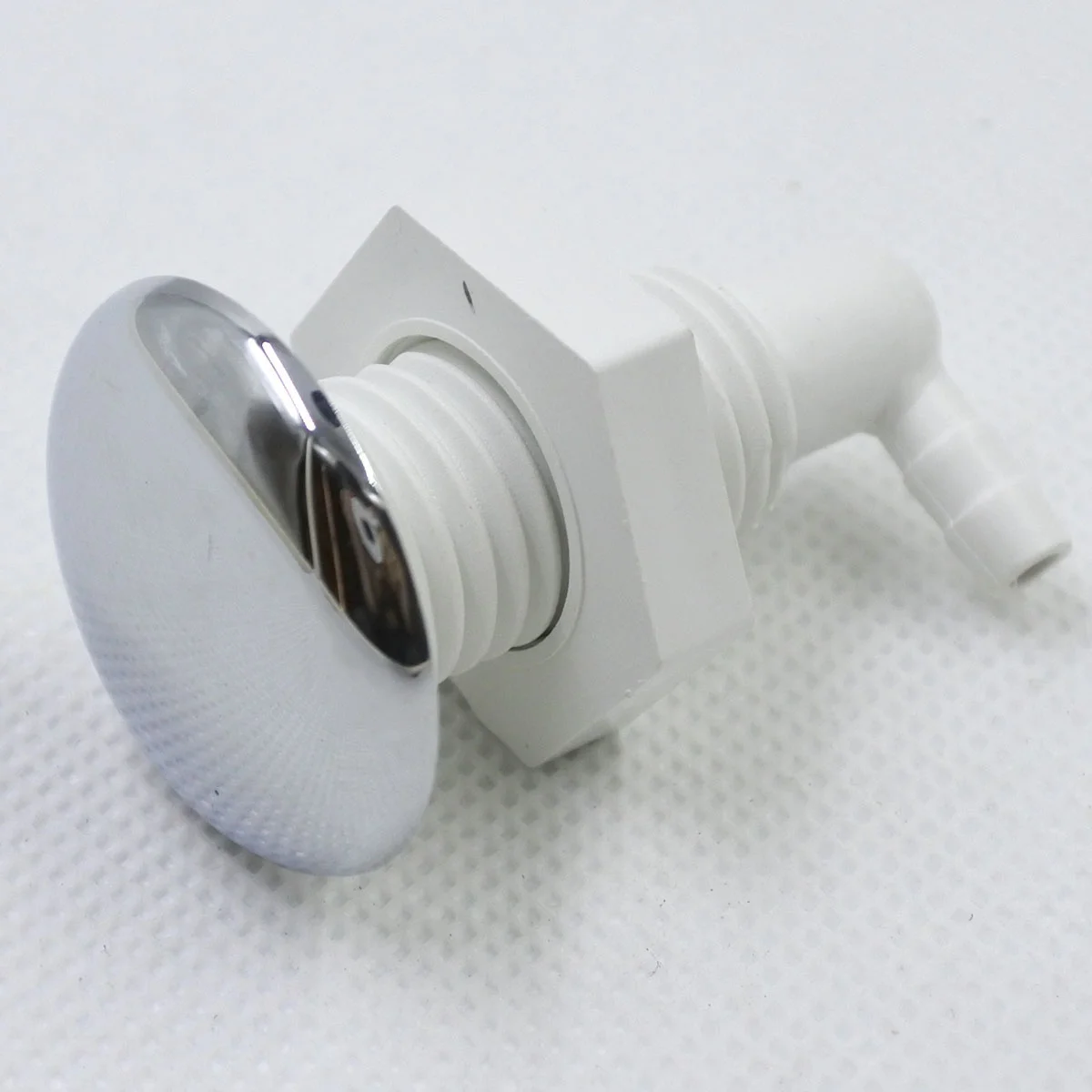 10mm Nozzle 30mm Cover Twisted Teeth Bow Bubble Nozzle Chromed Cap PVC Base Hot Tub Air Jet Massage Bathtub Accessories