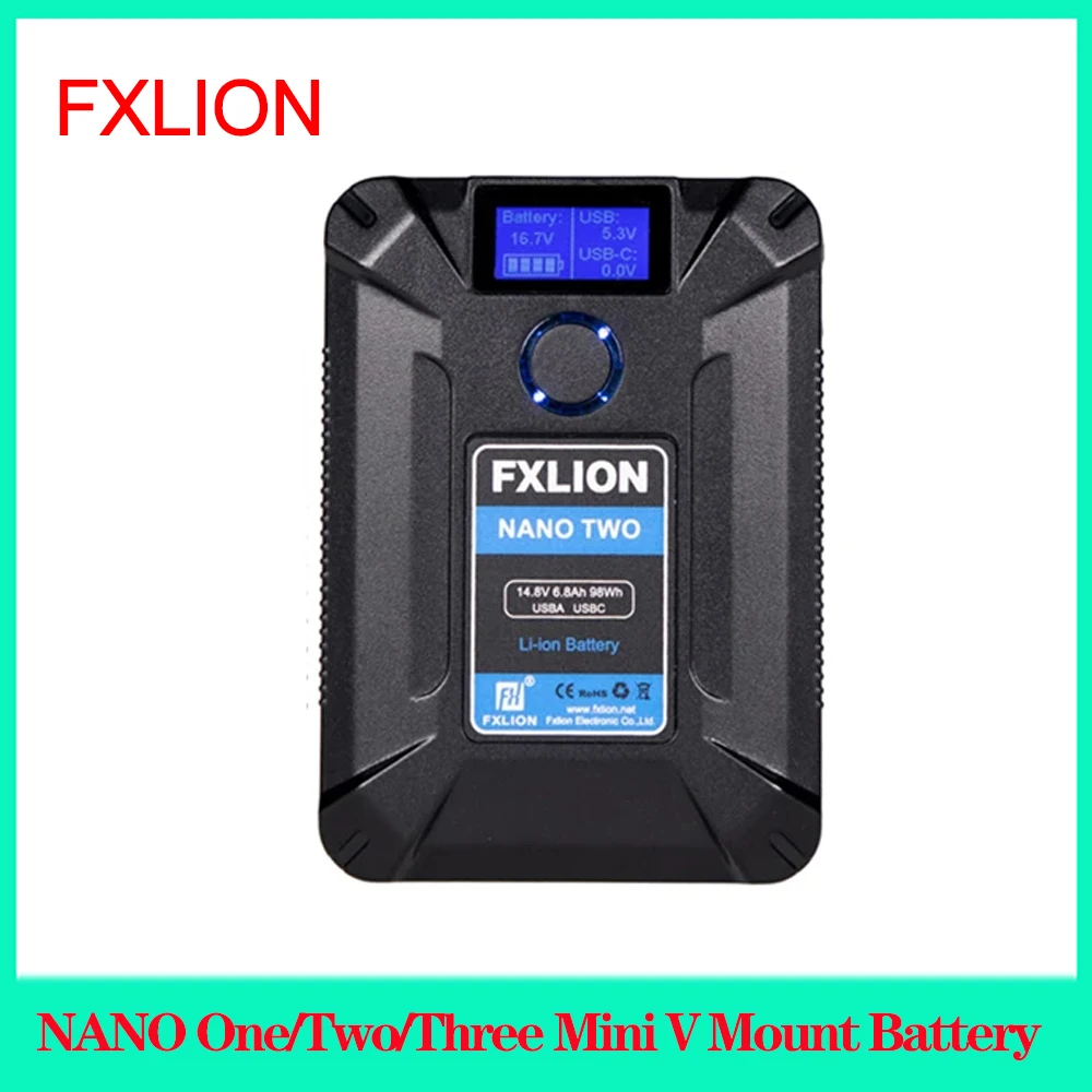 

FXLION NANO One/Two/Three Mini V Mount Battery PD Быстрая зарядка Power Bank V Lock перезаряжаемая батарея с несколькими интерфейсами