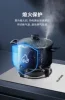 Stainless Steel Gas Stove - Household, Table Embedded Dual-Purpose, Pulse Electronic Ignition, Flameout Protection. 3