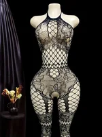 SeeThrough Fishnet Babydolls Erotic Crotchless Temptation Adult Sexy Lingerie Teddy Bodystockings Sex Bondage Bodysuit Pantyhose 2