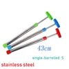 Outdoor Fun Summer Pulling type Water Guns Stainless Steel Swim Sprayer Toy For Kids Children Beach Water Guns Water Shooter 5