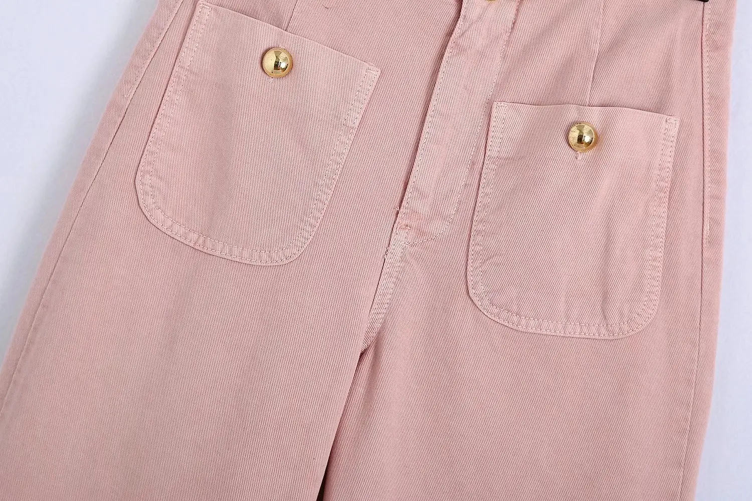 levis 501 Clothland Fashion Casual Solid Jeans Candy Color Wide Leg Trousers Streetwear Chic Pants Pantalones KA120 stacked jeans