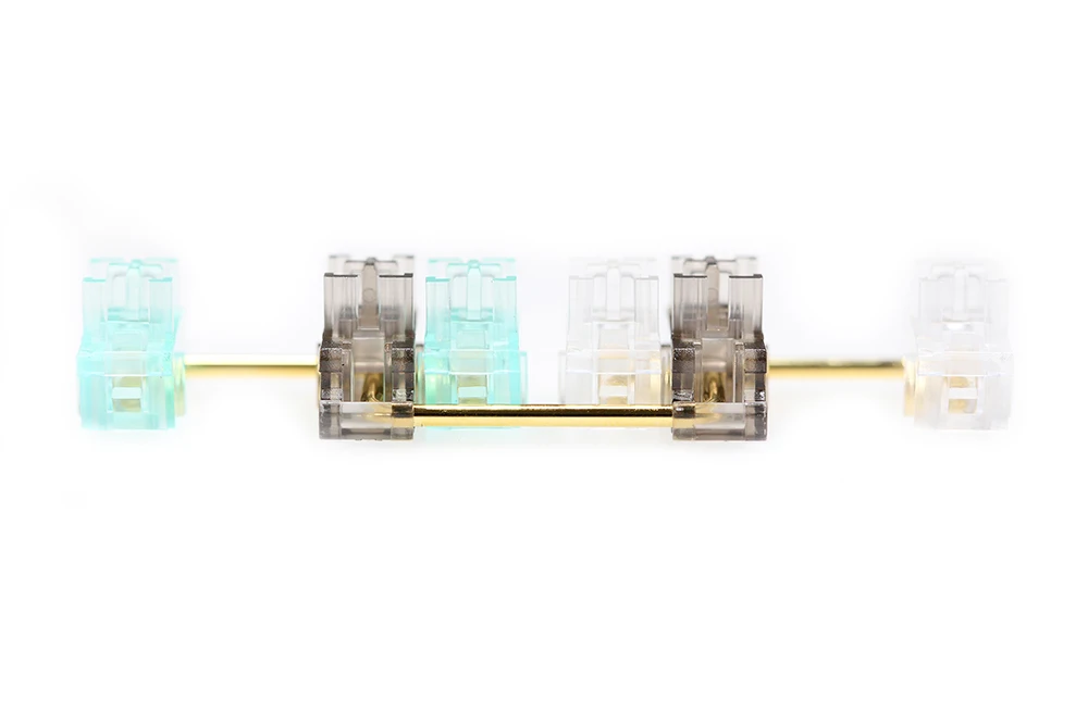 Everglide-panda v3 Placa Mecânica Teclado Estabilizador Montado Fio Banhado a Ouro Placa Transparente Preto Claro - Imagem 6