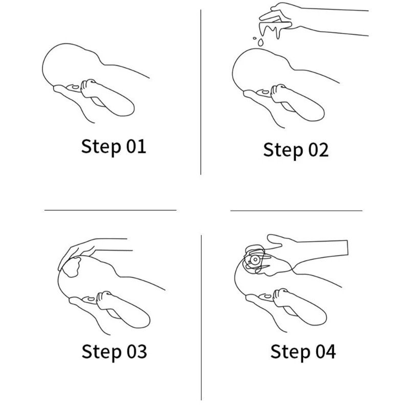 Toddler Bath Time Essential Silicone Massage Tool Hair Brush with Suction Cup for Easy Storage Convenient Use - Image 5