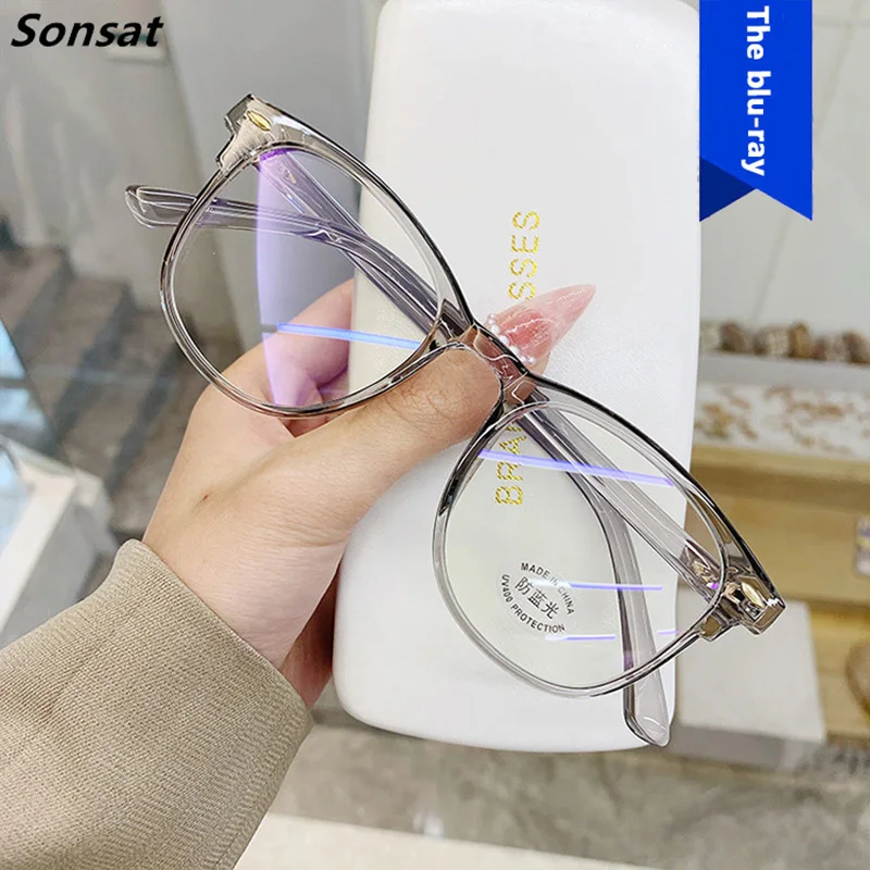 Occhiali Con Blocco Della Luce Blu Occhiali Per Computer Da Ufficio Con Montatura Trasparente Occhiali Da Vista Anti Raggi Blu Occhiali Da Vista Per D