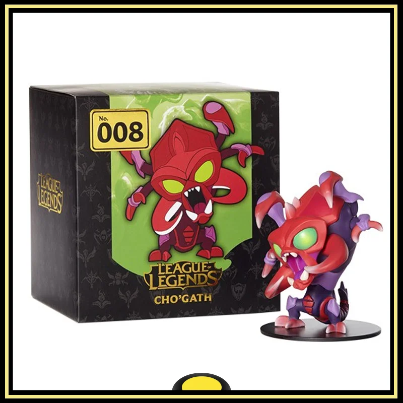 

League of Legends action Figures model LOL the Terror of the Void ChoGath Q-version Figure Brand New Genuine in Shelf Original