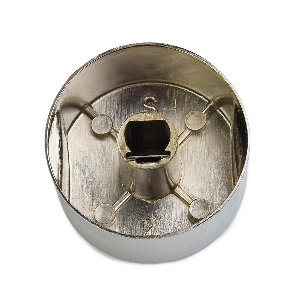 Aluminum Alloy Round Knob Gas Stove Handle Gas Stove Rotary Switches for Kitchen Accessories 5pcs 6mm