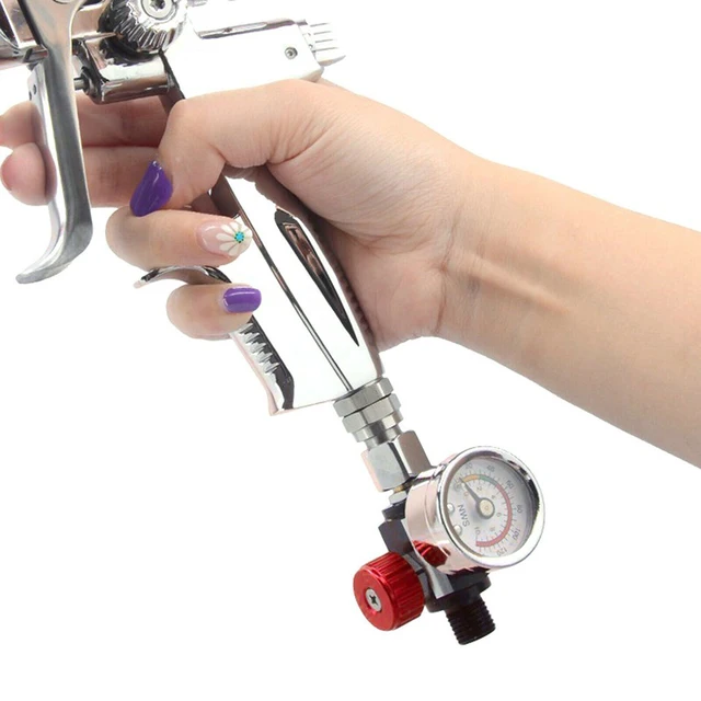 1PCS Pressure Gauge Pneumatic Pressure Regulating Valve - Spray Gun Air Pressure Controller - Tool Accessories 4