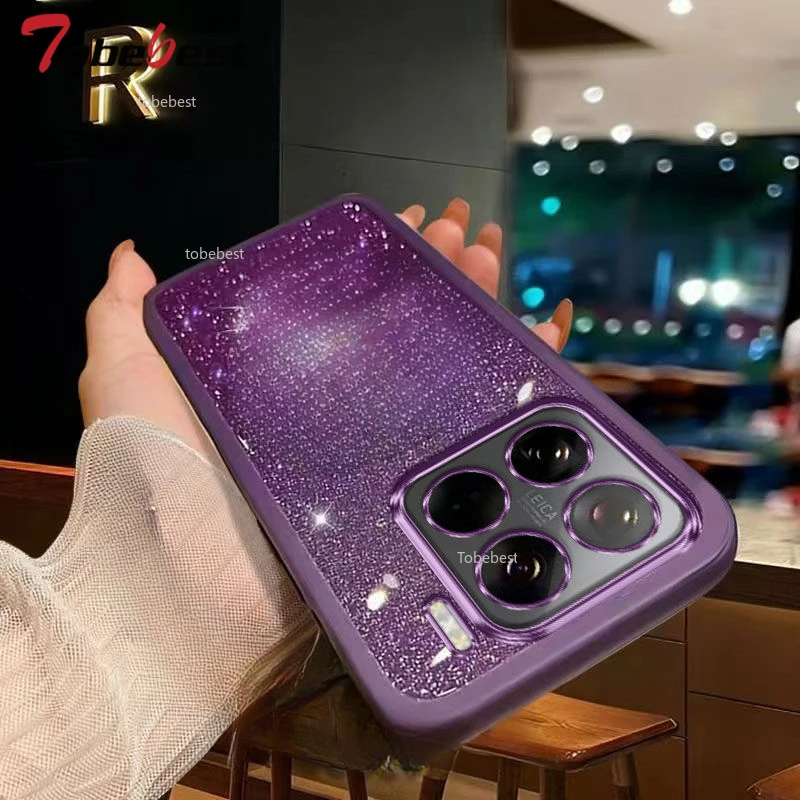 Bling Glitter Silicone Camera Protector Soft Back Case