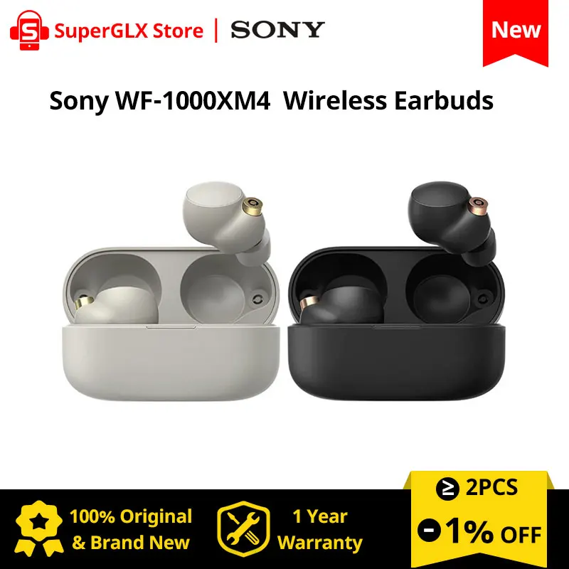 Sony-auriculares inalámbricos con cancelación de ruido, dispositivo de  audio con Alexa, color negro, Original, nuevo, WF-1000XM4, líder en la  industria - AliExpress