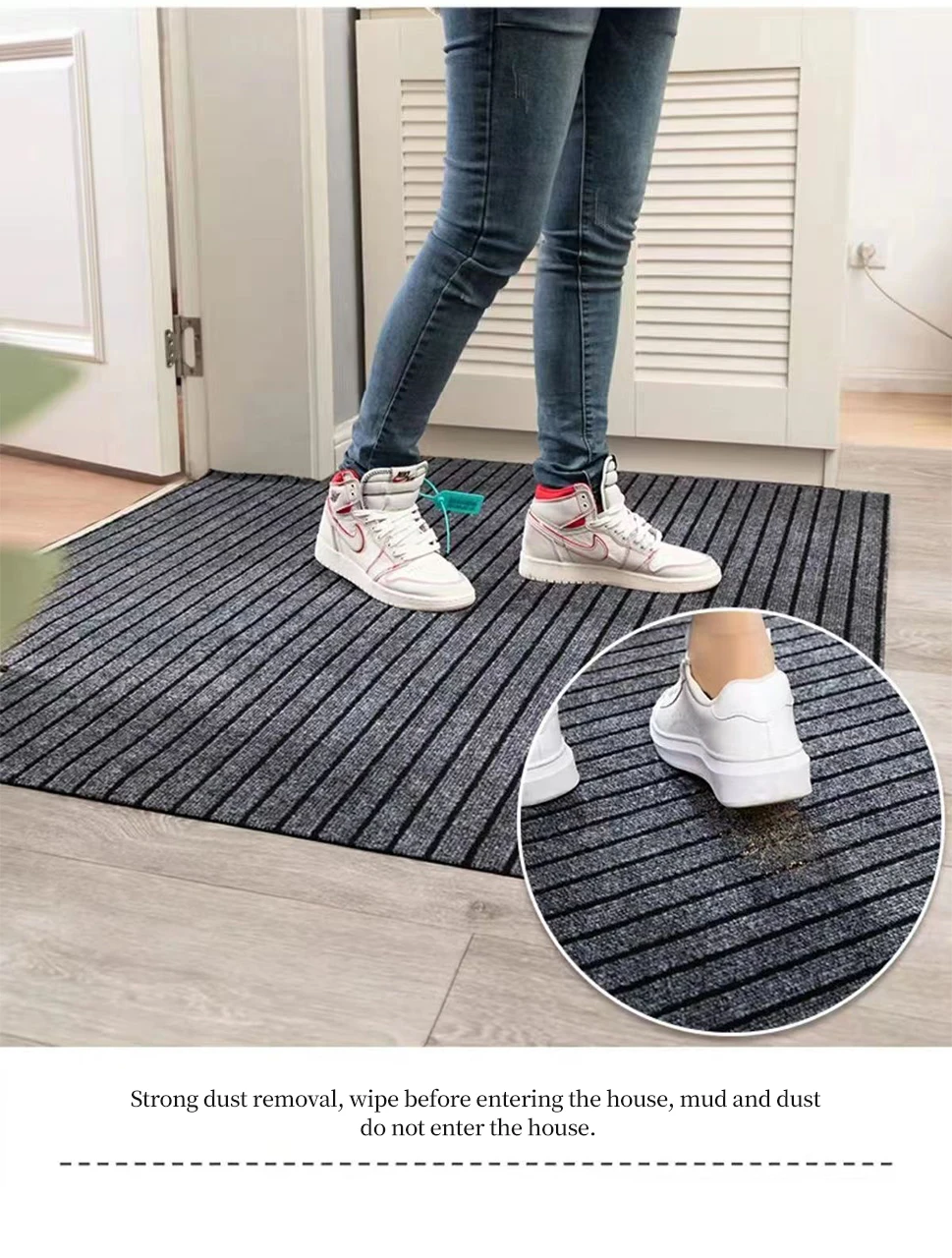 Anti Slip Keuken Mat Vloer Tapijt Volledige Dekking Diy Absorberen Olie Keuken Deurmat Lange Gang Loper Tapijt Ingang Gemakkelijk Schoon Te Maken