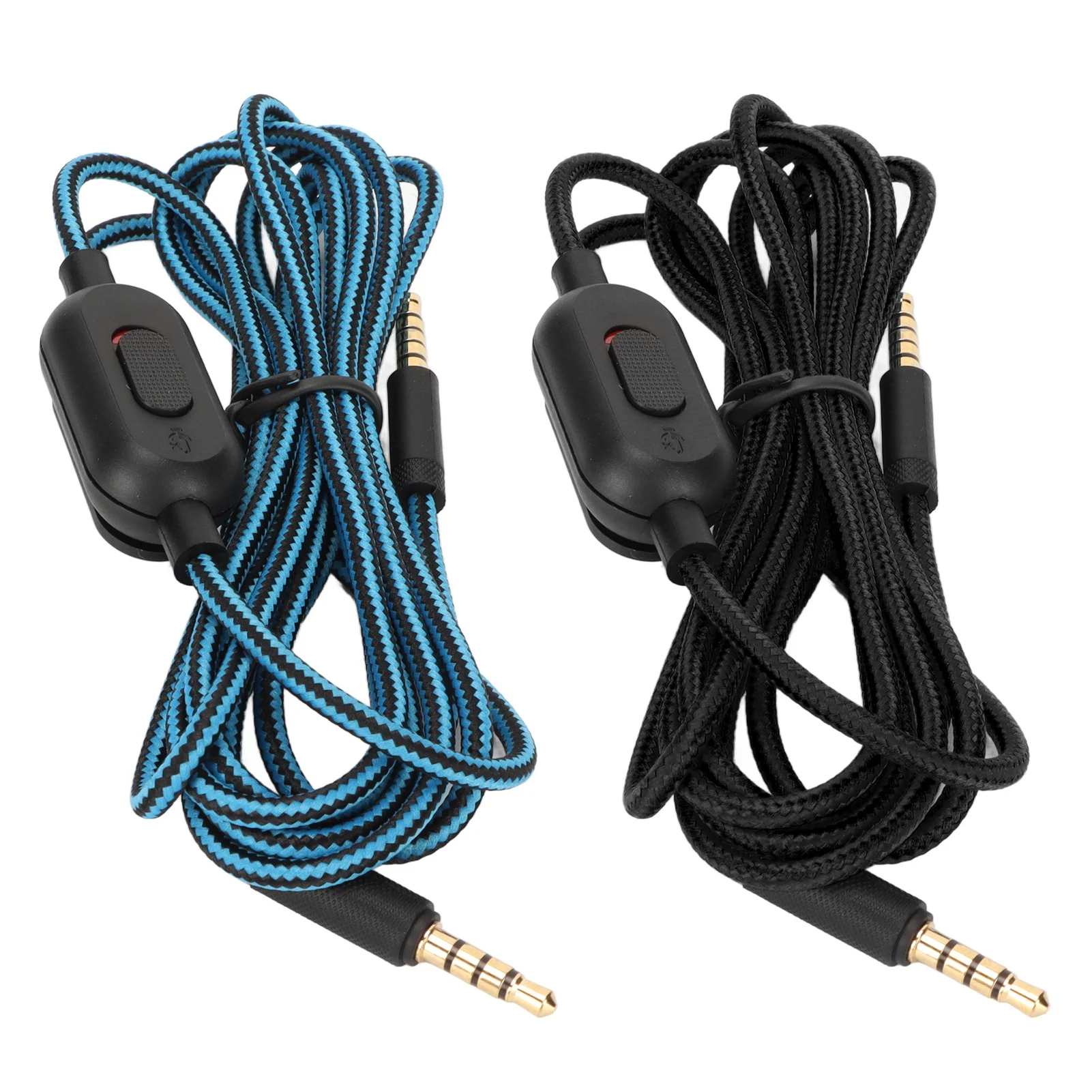 200CM Audio Headphone Cable Cord Fit For Logitech GPRO X G233 G433 Headphone Lines Headset Wire with Volume Control and Mute