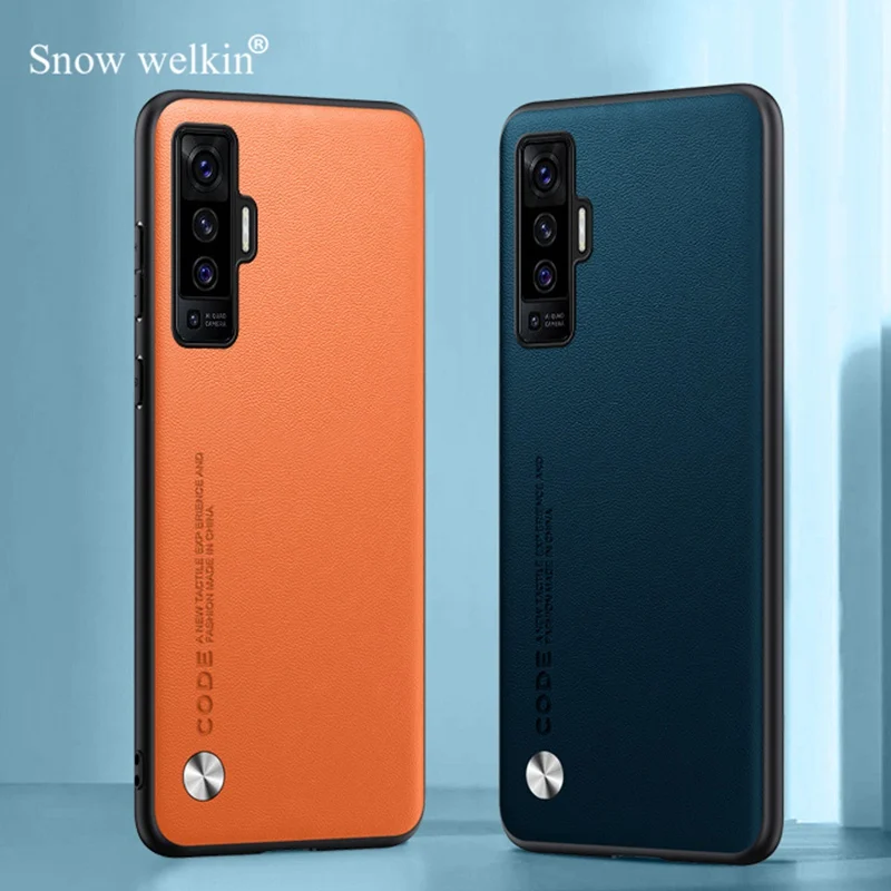 Phone Case Vivo X50 Cover Luxury PU Leather Case Cover For Vivo