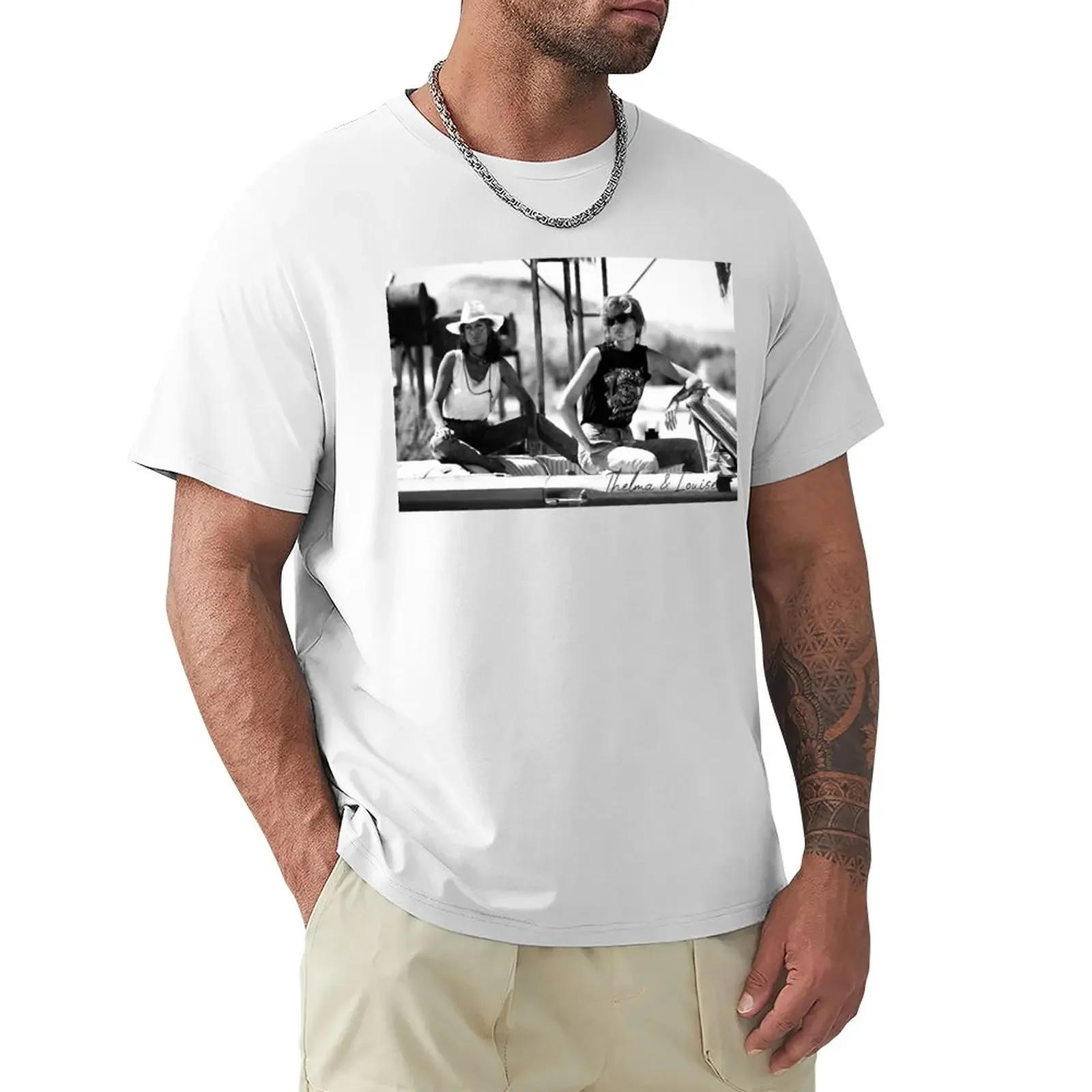 Thelma And Louise Thelma & Louise-футболка в стиле ретро, винтажная одежда, летняя одежда, мужская одежда funnys