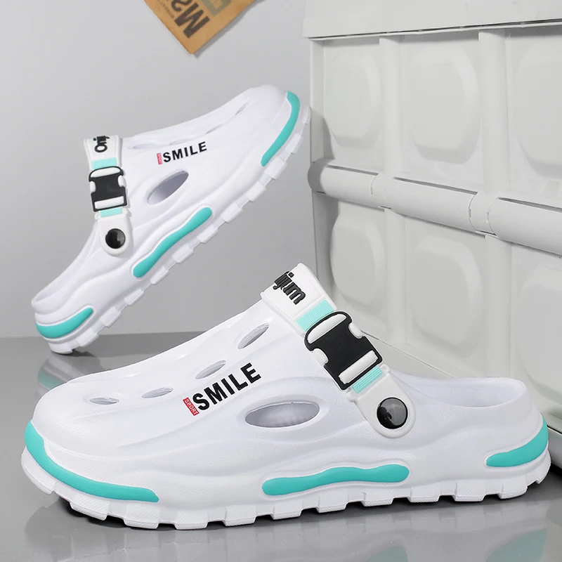 Men's Breathable Summer Beach Clogs - Soft EVA Outdoor Sandals