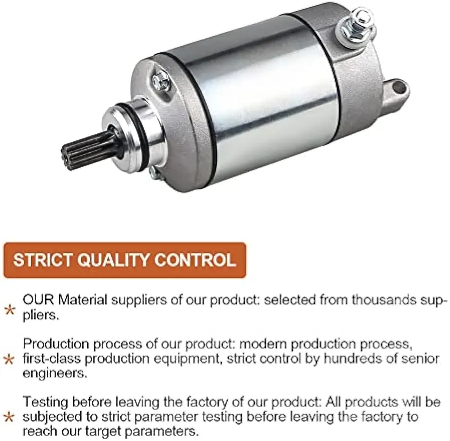 31100-29F00 Starter Compatible with Suzuki LTZ Kawasaki Kfx 400 2003 2004 2005 2006 2007-2015 Replaces 21163-S004
