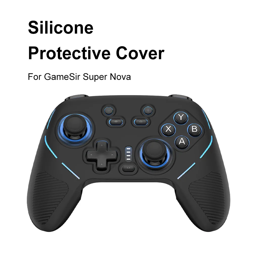 Silicone Protective Case for GameSir Super Nova Wireless Game Controller Anti-Slip Soft Silicone Case Anti-Drop Protective Cover