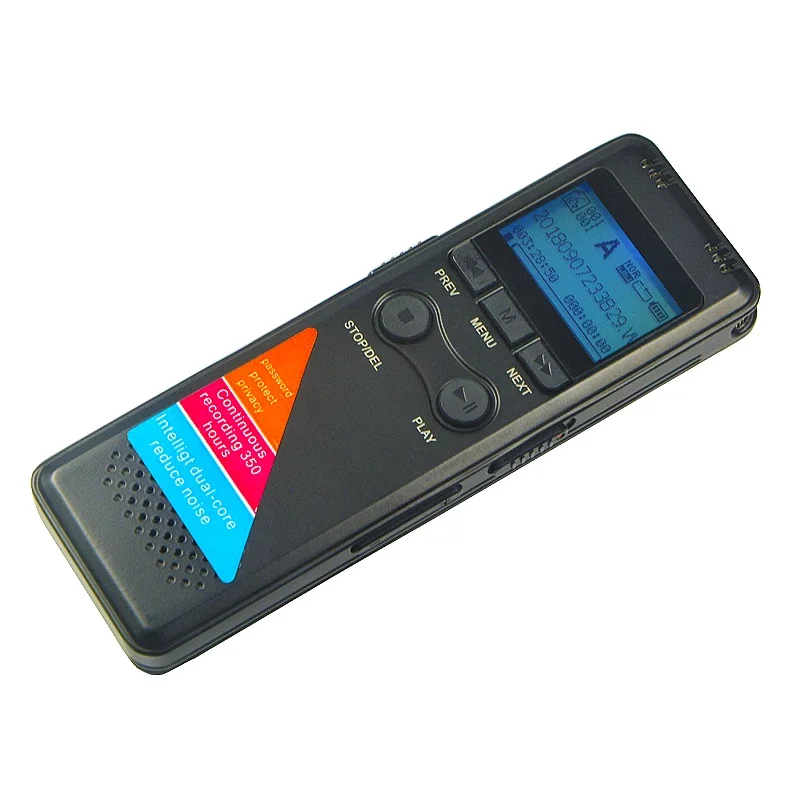 8/32GB Audio Recorder MP3 Player Voice Control Digital Voice Recorder Capacity Activated With Playback For Meeting