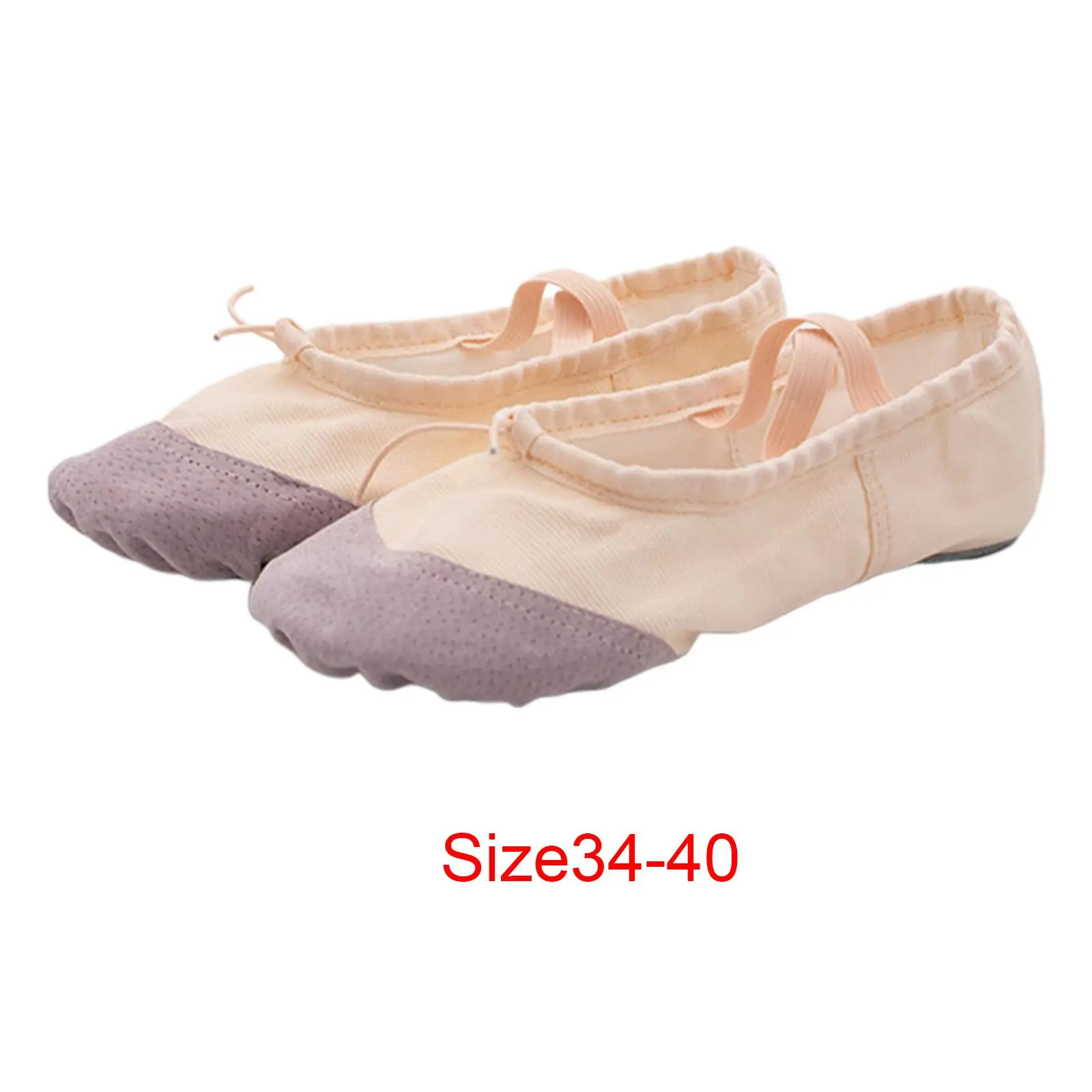 

Women Ballet Shoes Soft Sole Ballerina Shoes Flats Yoga Shoes for Cheerleading Performance Ballet Practice Gymnastic Adults