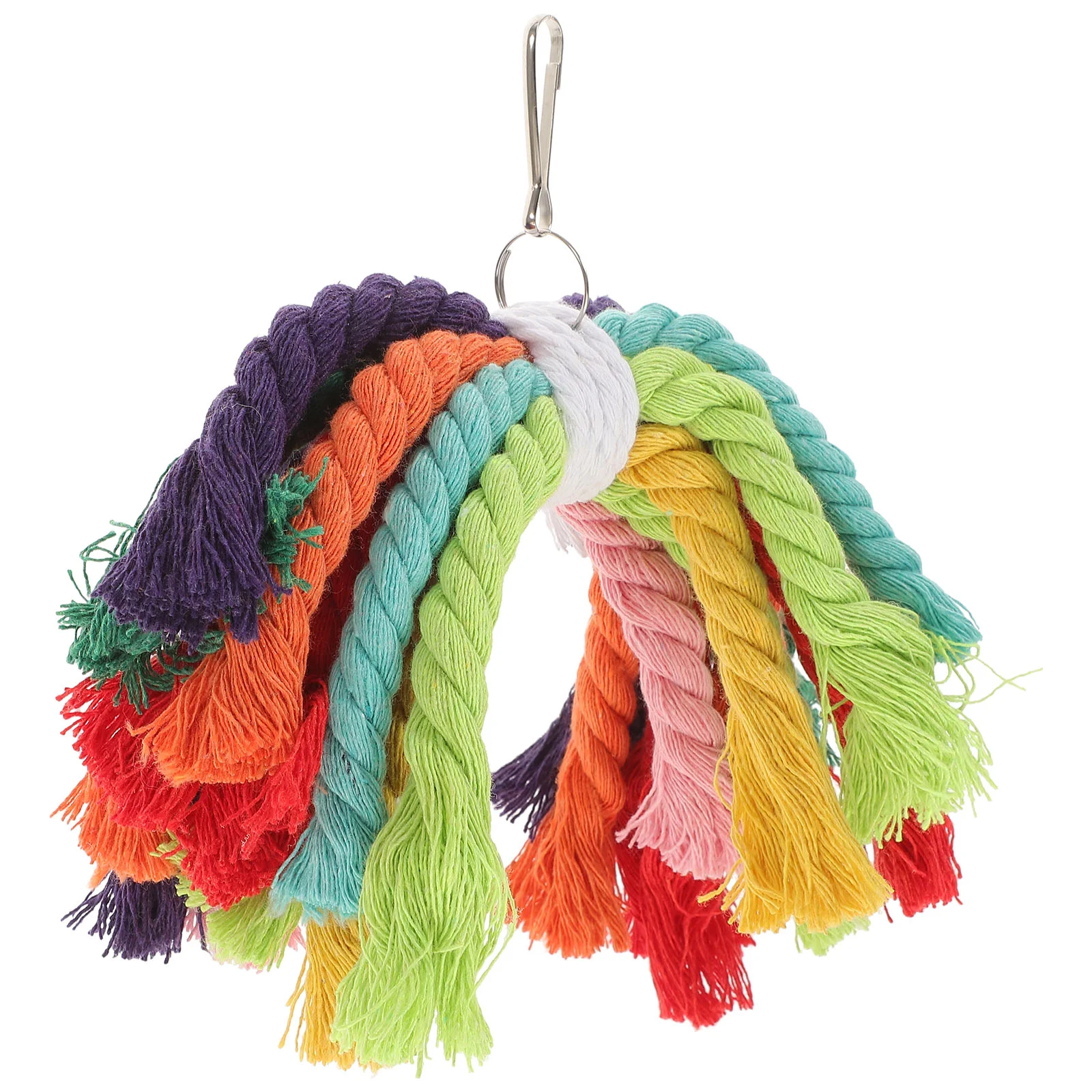 

Parrot Cotton Rope Gnawing Cockatiel Toys Birds Swing Chewing Interesting Hanging Parakeet Cage Funny