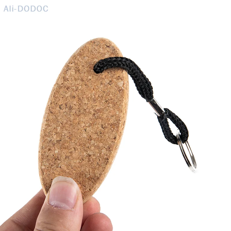 Description Picture 5 of item1Pc Cork Ball Keychain Floating Buoy Holder for Water Sports Beach Rowing Boats