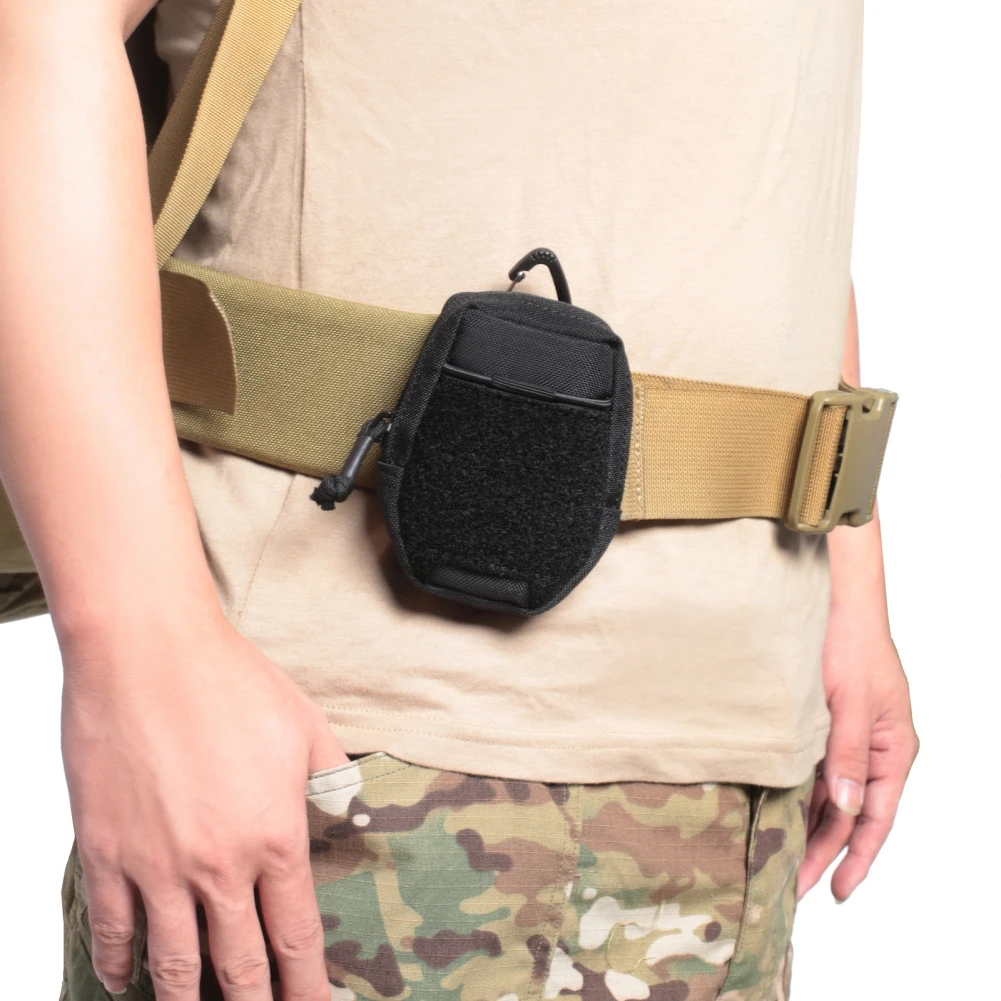 Universal Waist Pockets Outdoor Hunting Bag Nylon Quick Out Tactical Molle Handcuff Case Pouch Tool Key Phone Holder Bag