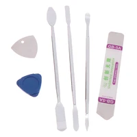 ⭐ 7pcs Metal Spudger Kit Universal Cell Phone Repair Opening Tool Mobile Phone Disassemble Crowbar Steel Pry Phone Hand Tool Set 6
