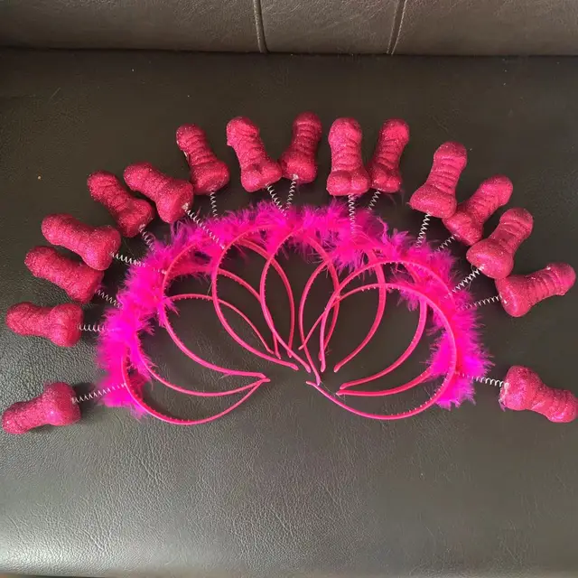 Hen Party Decorations Plastic Headband Tiara 1