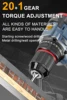 16.8V Brushless 70N.m Electric Cordless Drill 160N.m Impact Driver Screwdriver Household Multifunction Hit Power Tools 6