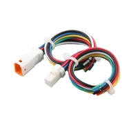 Waterproof Jst Connector 2p/3p/4p/6p/8p Connector Plug Socket With 20awg/0.3m ² Wire Harness 02t/02r/03t/03r 6